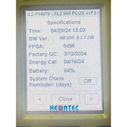 Sale Thermo Scientific Niton XL2 980 Plus Handheld XRF Analyzer USED