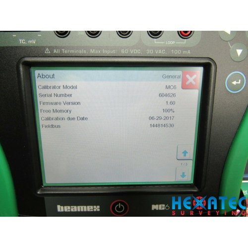 Sale Beamex MC6 Advanced Field Calibrator and Communicator USED