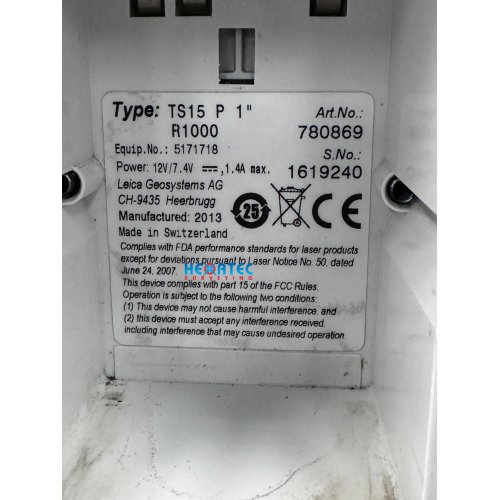 Sale Leica TS15 P 1" R1000 Robotic Total station USED