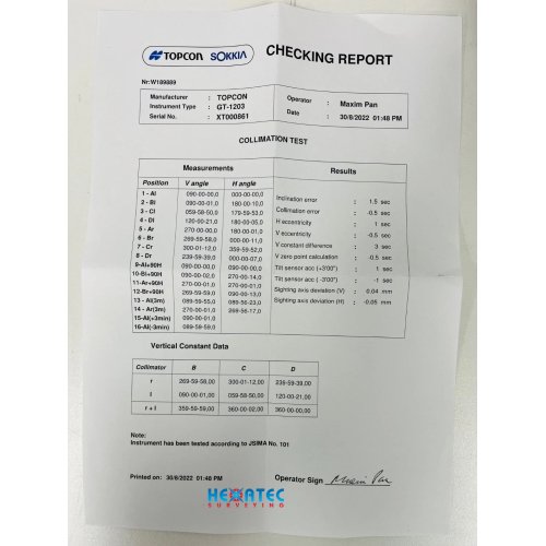 Sale Topcon GT-1203 3" Robotic Total Station and Rover Kit USED