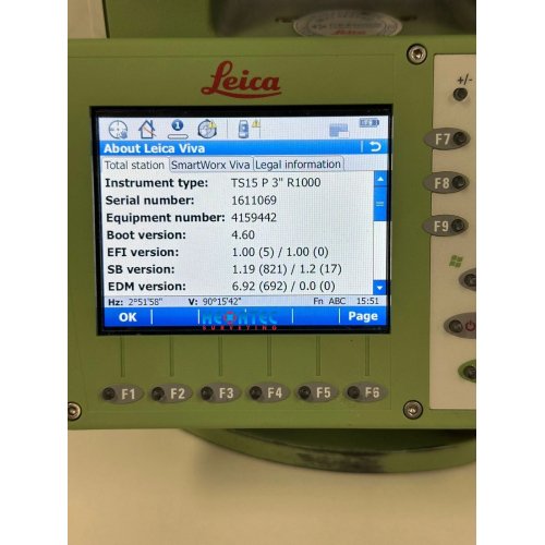Sale Leica TS15 P 3" R1000 Robotic Total station with CS15 Field Controller Kit USED
