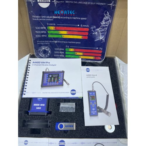 Sale Adash A4910 LUBRI Lubrication and Vibration Analyzer Kit USED