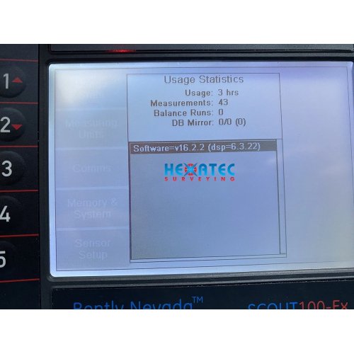 Sale Bently Nevada Scout100-Ex Vibration Analyzer , Balancer and Data Collector USED