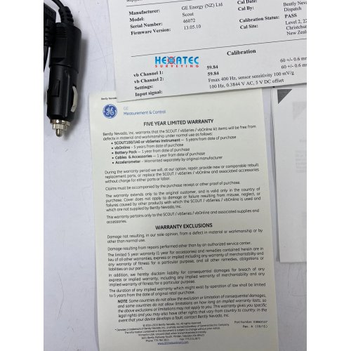 Sale Bently Nevada Scout100-Ex Vibration Analyzer , Balancer and Data Collector USED