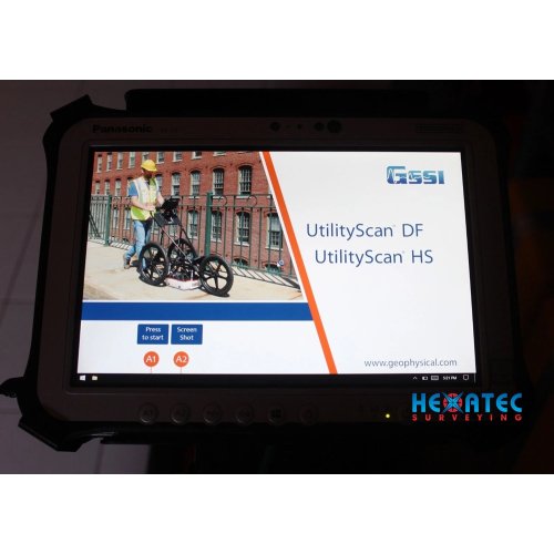 Sale GSSI UtilityScan PRO Dual Frequency GPR With Linetrac System USED