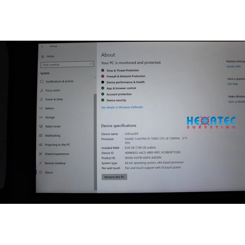 Sale GSSI UtilityScan PRO Dual Frequency GPR With Linetrac System USED