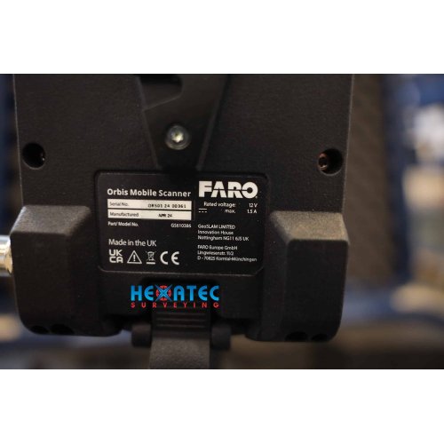 Sale FARO Orbis Premium Mobile Laser Scanner USED