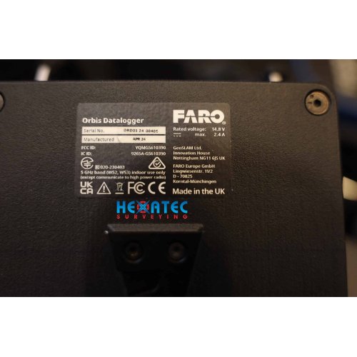 Sale FARO Orbis Premium Mobile Laser Scanner USED