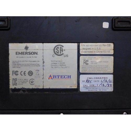 Sale Emerson AMS 2140 Machinery Health Analyzer USED