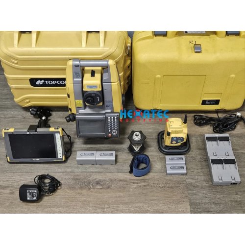 Sale Topcon GT-1202 2" Robotic LPS Machine Control Total Station FC-6000 Pocket 3D USED
